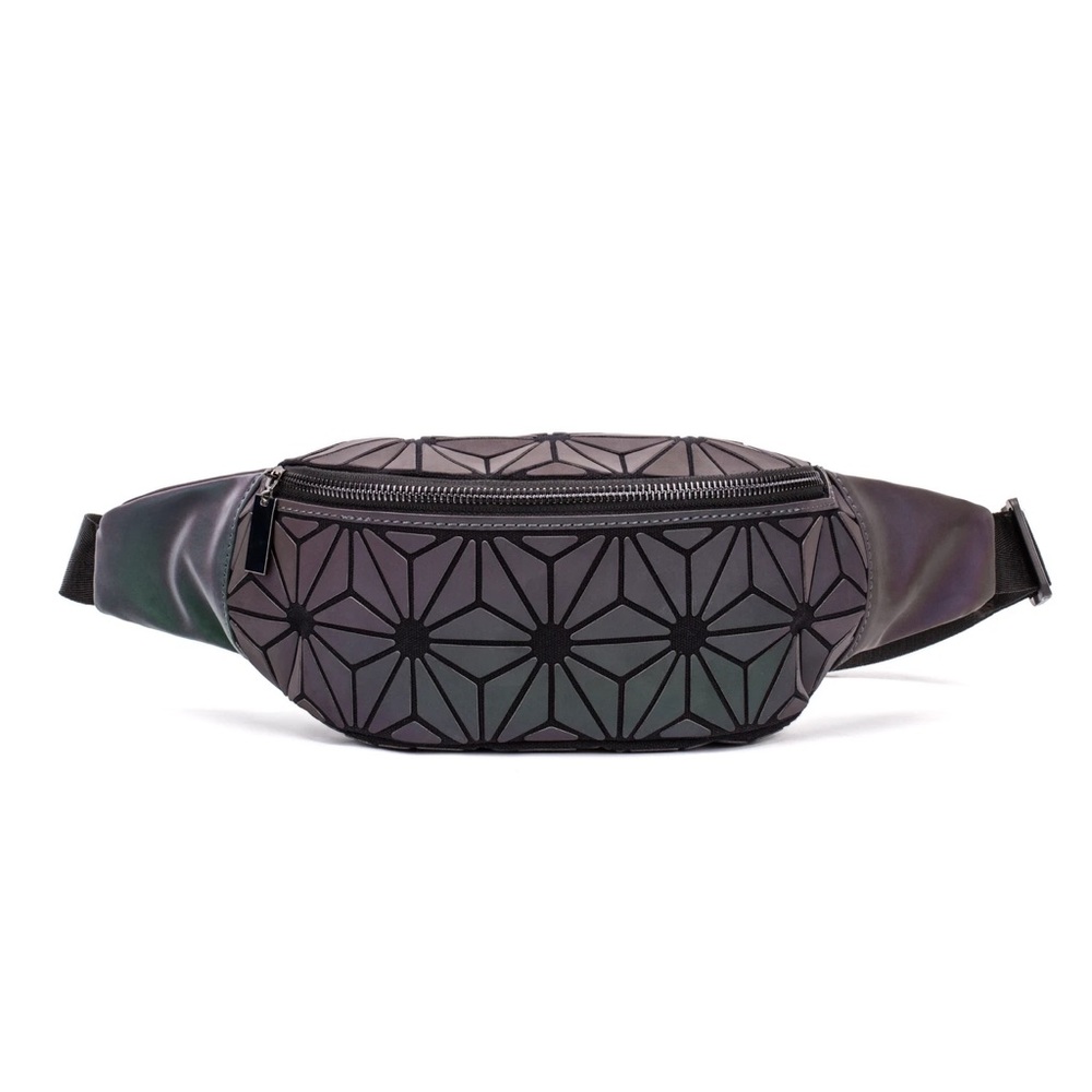 Luminous Floral Geometric Fanny Pack - Picture 5 of 9